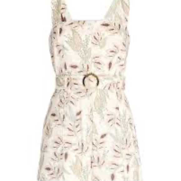 Intermix STEFANIA BELTED PRINTED TWILL ROMPER Size 2 - Picture 2 of 7